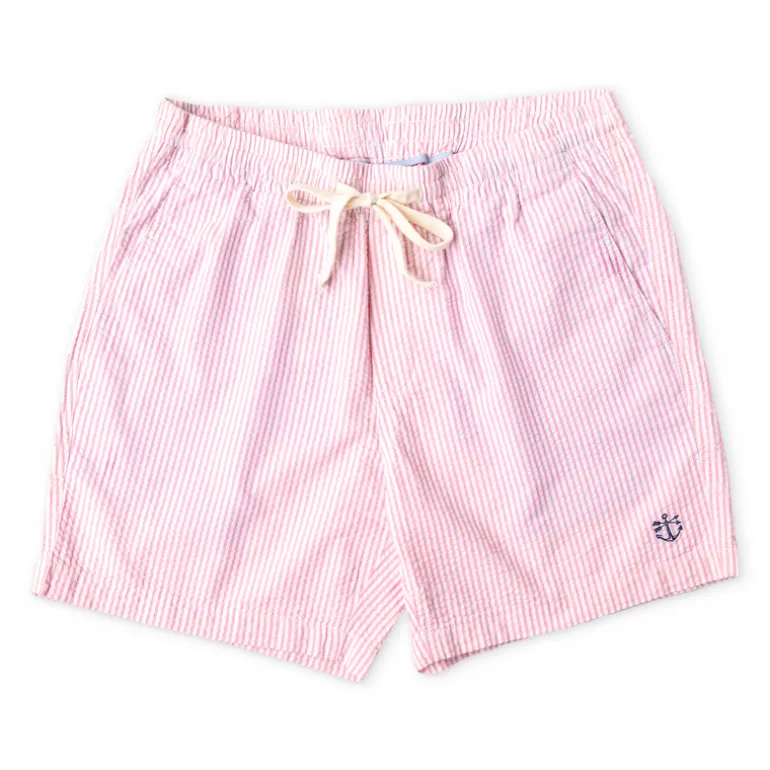 Sailor's Delight Seersucker Drawstring Shorts