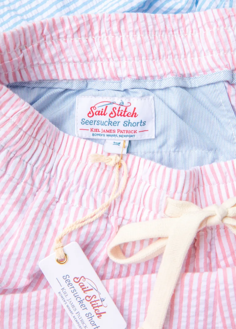 Sailor's Delight Seersucker Drawstring Shorts