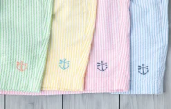 Sailor's Delight Seersucker Drawstring Shorts