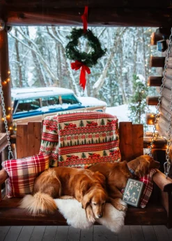 Santa's New Sleigh Blanket