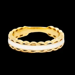 Scalloped Ring - Pearl