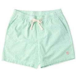 Seagrass Seersucker Drawstring Shorts