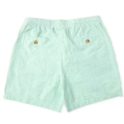 Seagrass Seersucker Drawstring Shorts