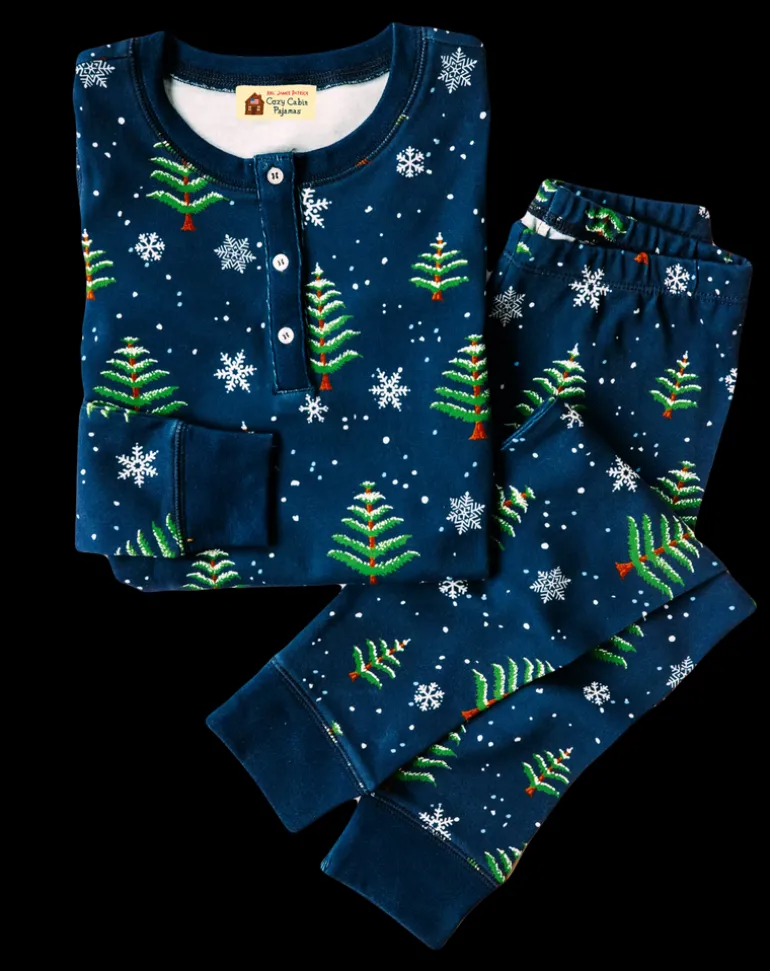 Snowy Night Kids Pajamas