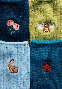 Spring Bloom Donegal Socks
