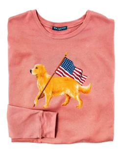 The American Golden Sweatshirt- Red