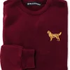 The American Retriever Sweatshirt- Maroon