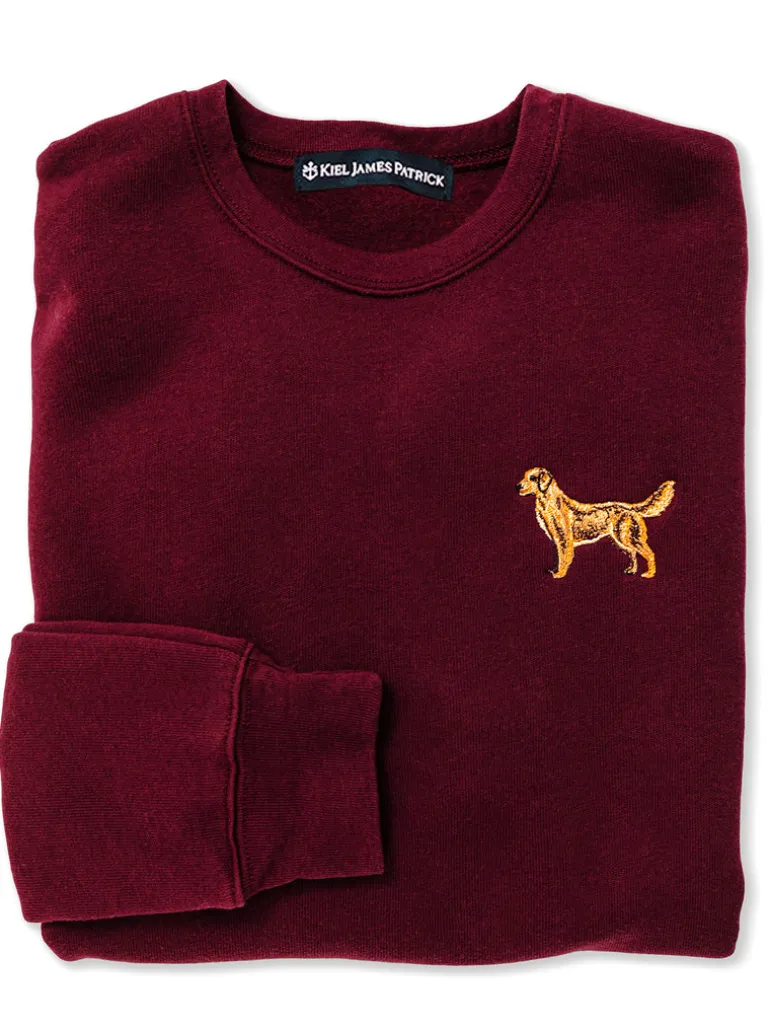 The American Retriever Sweatshirt- Maroon