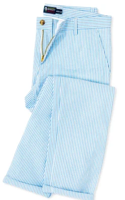 The Azure Seersucker Pants