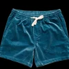The Coastal Cord Short- Blue