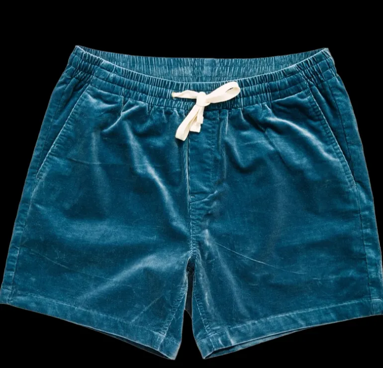 The Coastal Cord Short- Blue