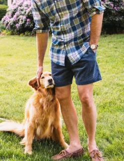 The Coastal Cord Short- Blue