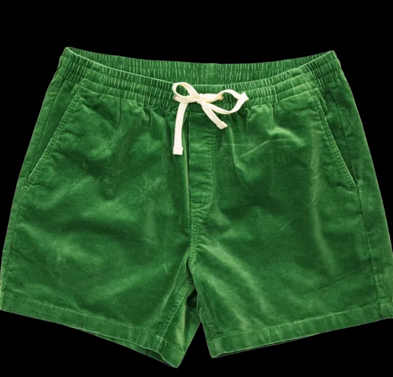 The Coastal Cord Short- Green