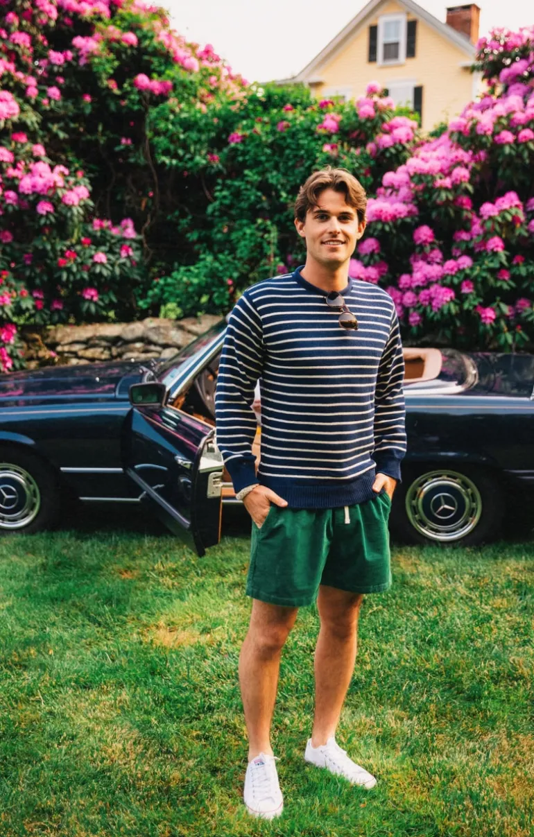 The Coastal Cord Short- Green