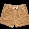 The Coastal Cord Short- Tan