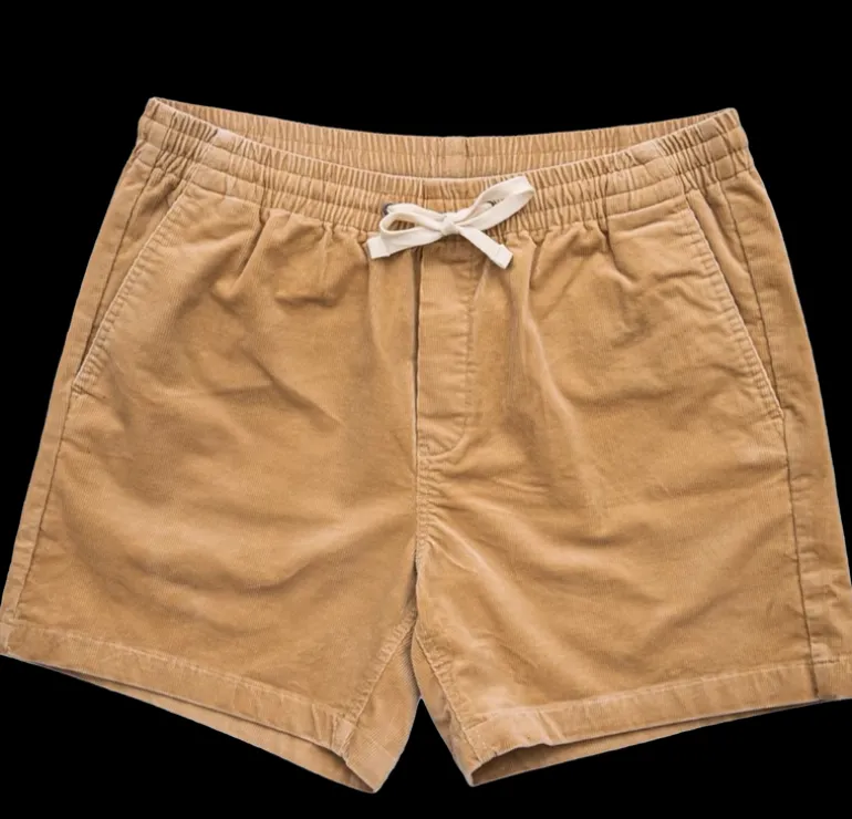 The Coastal Cord Short- Tan
