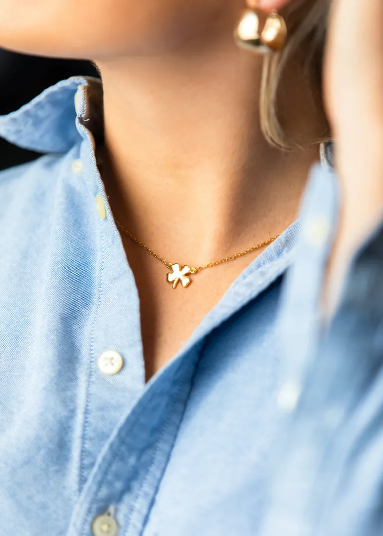 The Gold Four Leaf Clover Necklace