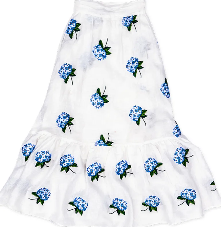 The Hydrangea Skirt - White
