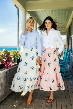 The Hydrangea Skirt - White