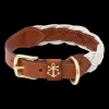 The Knotty Dog Collar- White