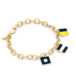 The Maritime Trinity Charm Bracelet