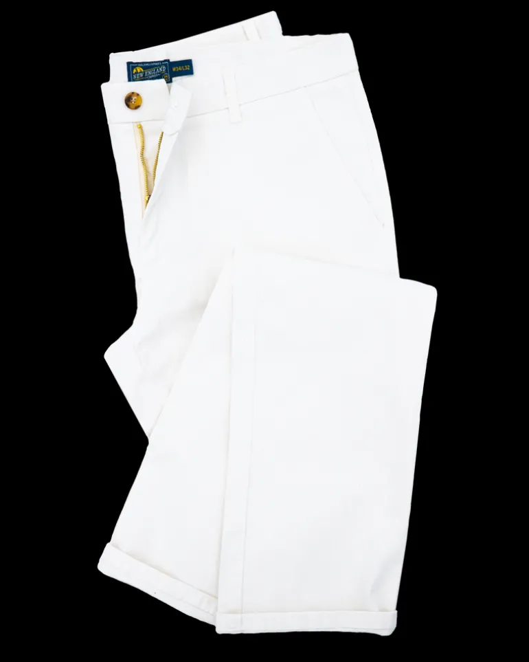 The New England Chinos - White
