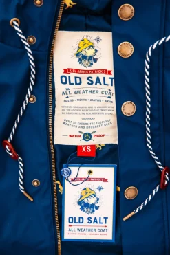 The Old Salt Navy Raincoat- Men's