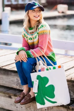 The Pink Fair Isle Irish Sweater