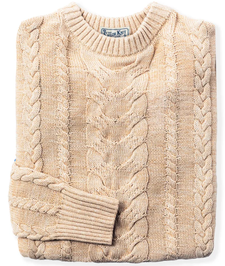 The Sailor Knit Sweater- Cream