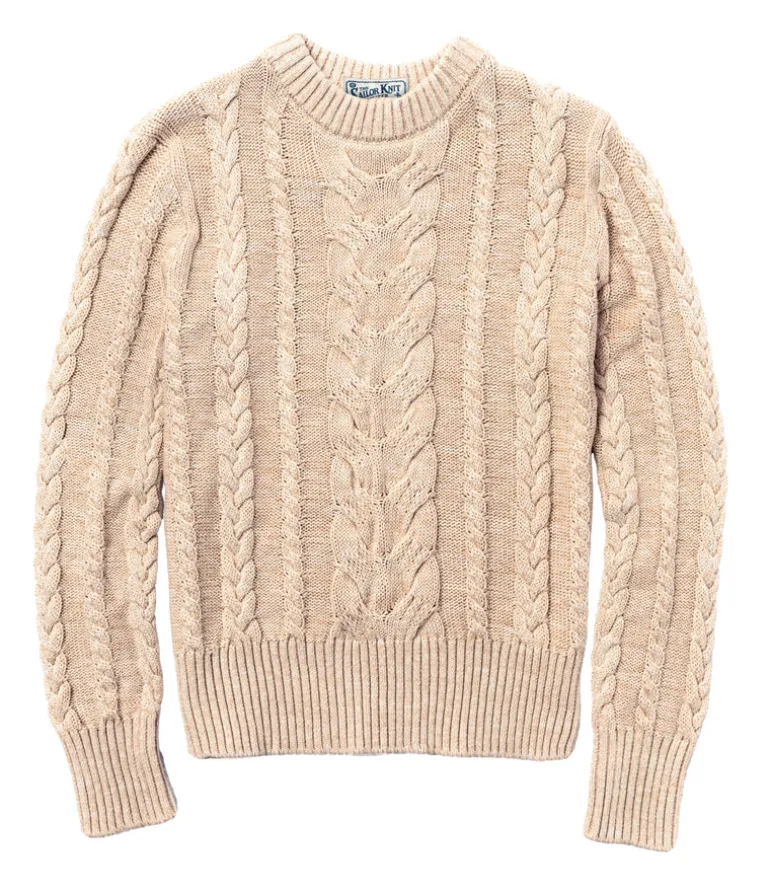 The Sailor Knit Sweater- Cream