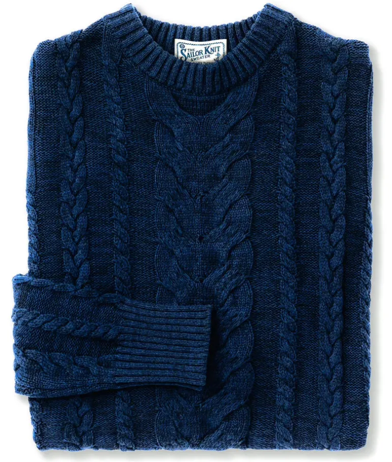 The Sailor Knit Sweater- Navy