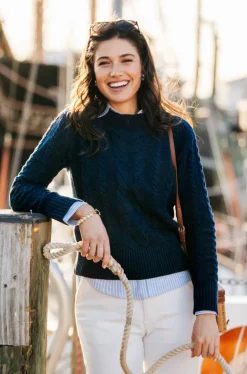 The Sailor Knit Sweater- Navy