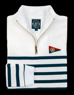 The Saltwater Striped Quarterzip- Men’s