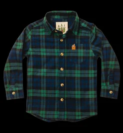 Under the Mistletoe Kids Flannel Shirt