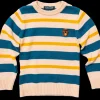 Wilderness Beaver Striped Kids Sweater