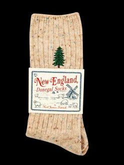 Winter Pine Donegal Sock