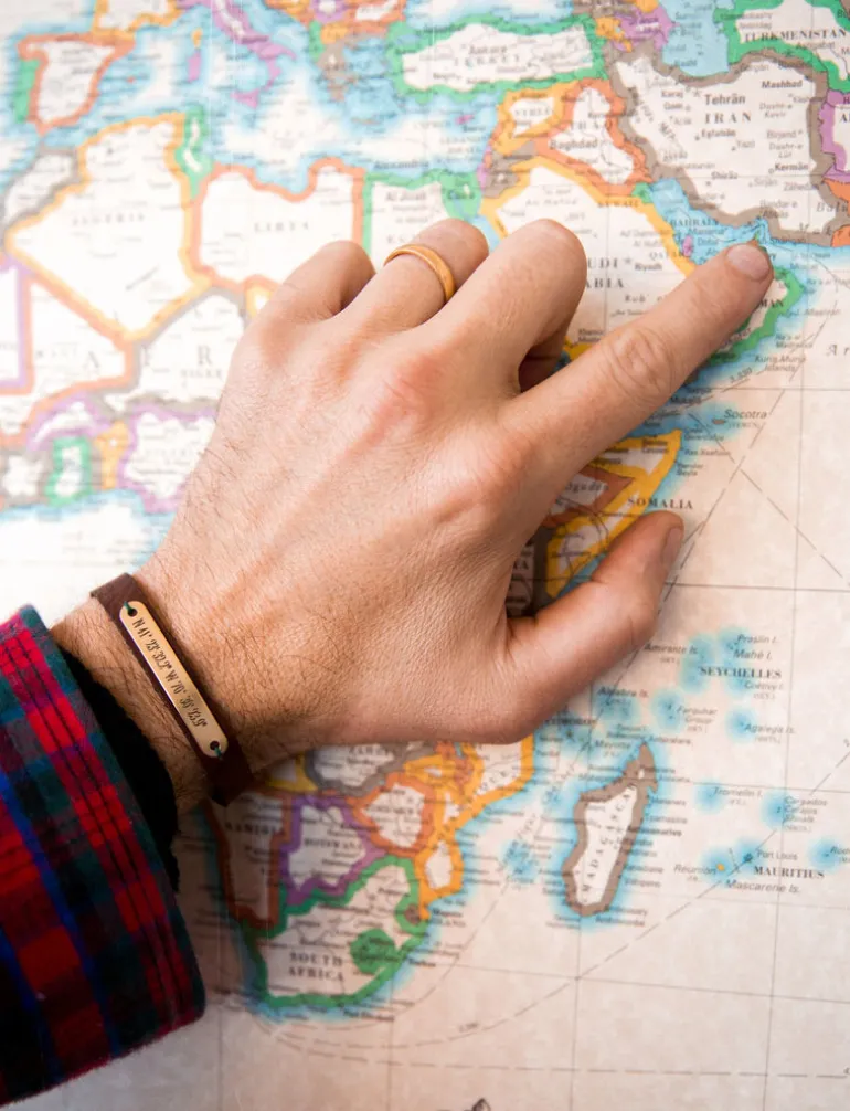 World Traveler's Bracelet - Tan